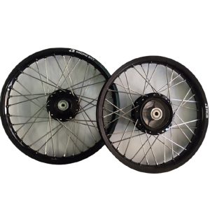 Racing Boy (RCB) - Wheels Yamaha Crypton 115 black hubs with black RCM rims 1.4-1.6