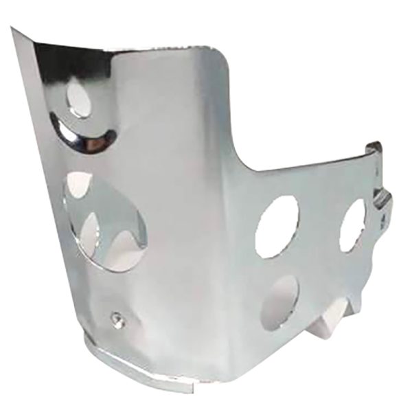 Others - Base for front cover Honda C50C/C90/GLX chrome