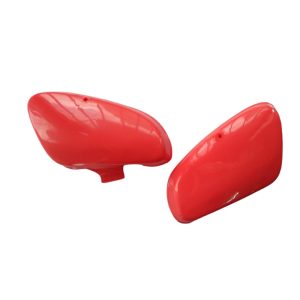 Καπακια μπαταριας Honda C50C κοκκινα ΑΡ/ΔΕ σετ