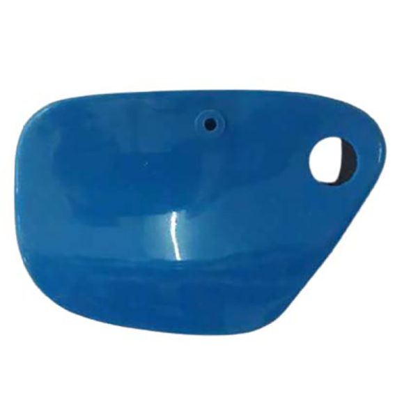 Cover tool Honda C50Z 6v blue left with hole for switch