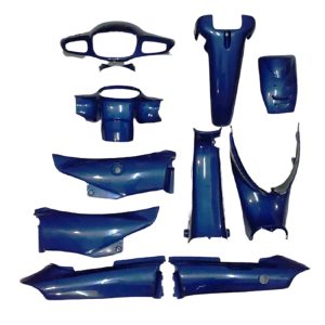 Plastic kit Modenas KRISS II blue withought outer side covers