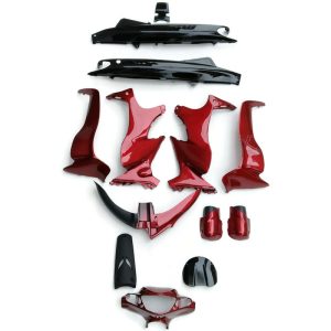 Others - Plastic kit Yamaha Z125 dark red with black without the matte pieces