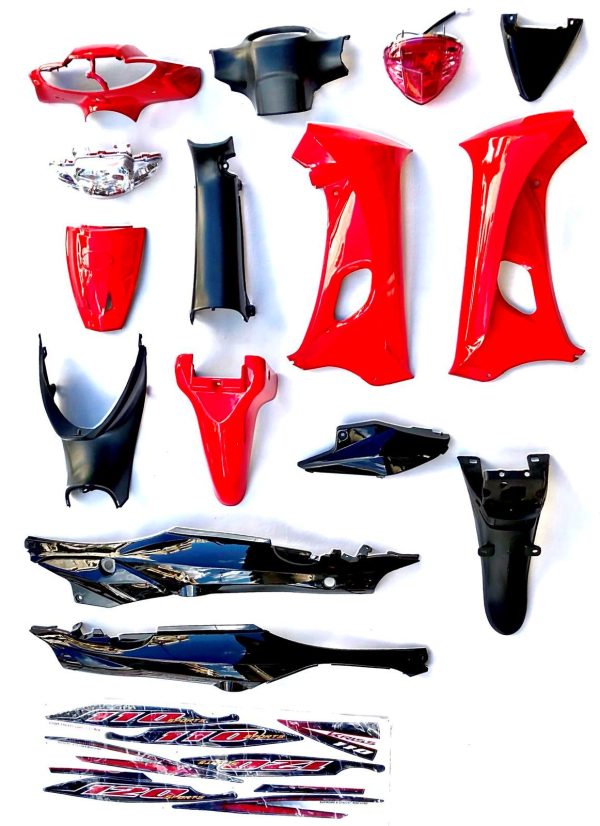 Plastic kit Modenas Kriss 120 black/red