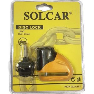 Solcar - Λουκετο δισκοφρενου Solcar 12147 κιτρινο