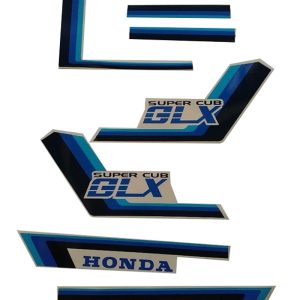 Others - Αυτοκολλητα Honda GLX καρτελα σετ μπλε