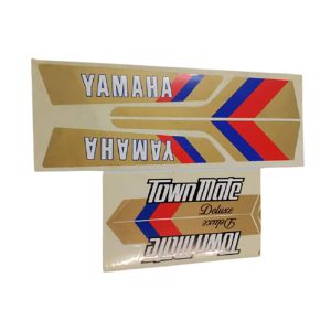 Others - Sticker card Yamaha T50 gold set