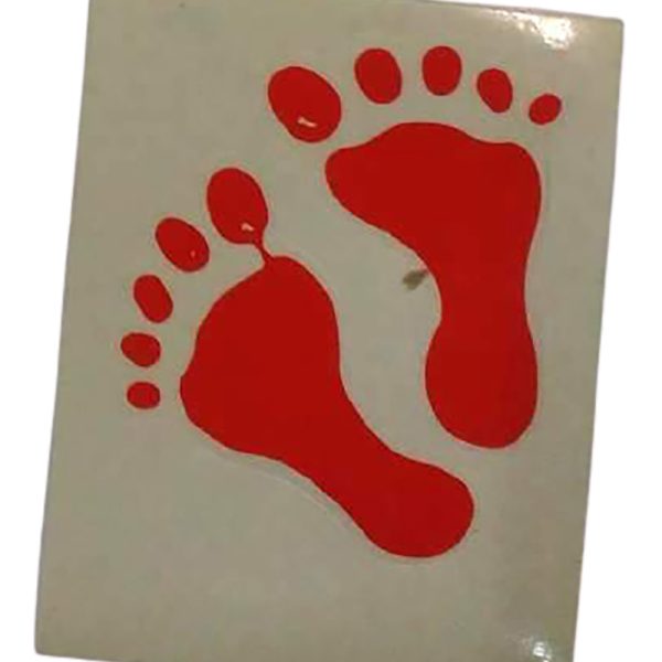 Others - Sticker feet red