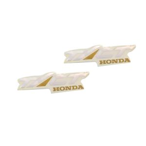 Others - Αυτοκολλητο Honda Tact χρυσο ασημι σετ