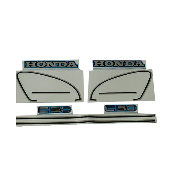 Gazzenor - Sticker Honda C50 set blue No2