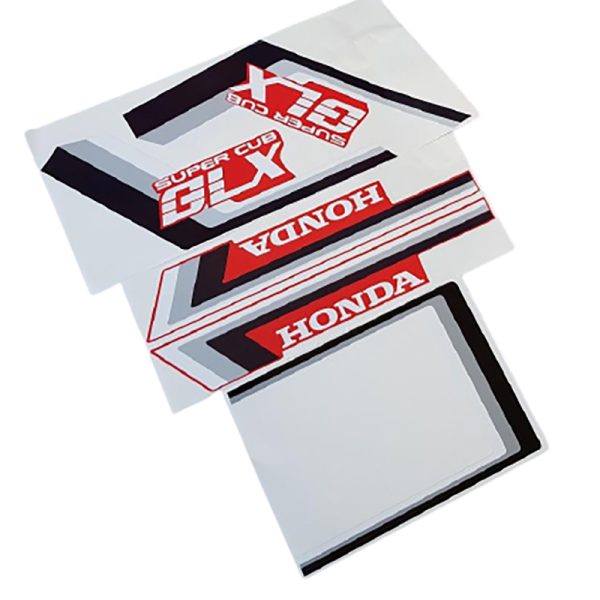 Gazzenor - Sticker Honda GLX black/silver/white/red set