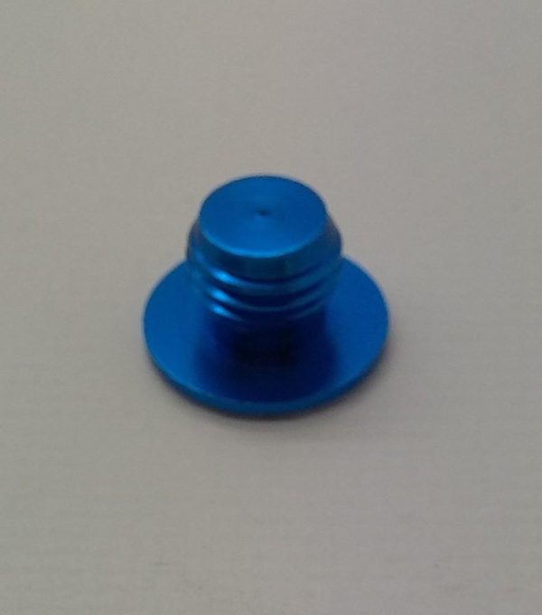 Ταπα καθρεπτων 10mm μπλε ΤΕΜΑΧΙΟ αριστεροστροφη (για Yamaha δεξ καρθ κτλ)