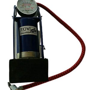 Foot pump with pressure meter No2