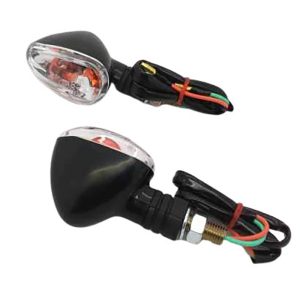 Others - Turn indicator black with clear len ST-6146 short