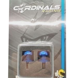 Cardinals Racing - Swing arm bobbins CARDINALS M10 blue SABM10BL