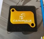 Cardinals Racing - Καπακι κεφαλης εξαερισμου Yamaha Crypton 135 CARDINALS χρυσο