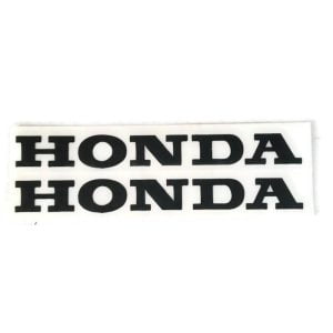 Others - Αυτοκολλητο Honda μικρο μαυρο σετ 2 τμχ 100mmΧ16mm