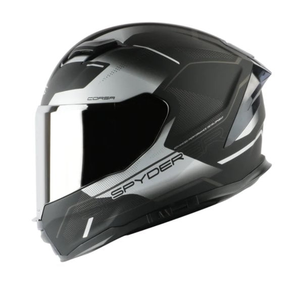 Spyder - Helmet Full face corsa Spyder black/grey XL