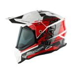 Spyder - Helmet Dual Sports HEX RAVEN Spyder white/red M