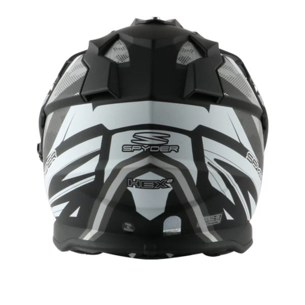 Spyder - Helmet Dual Sports HEX RAVEN Spyder black/grey XL