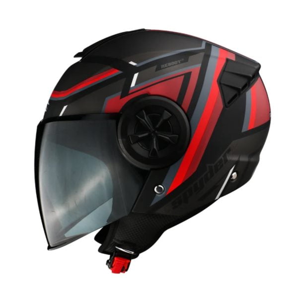 Spyder - Helmet open Reboot Spyder black/red XL