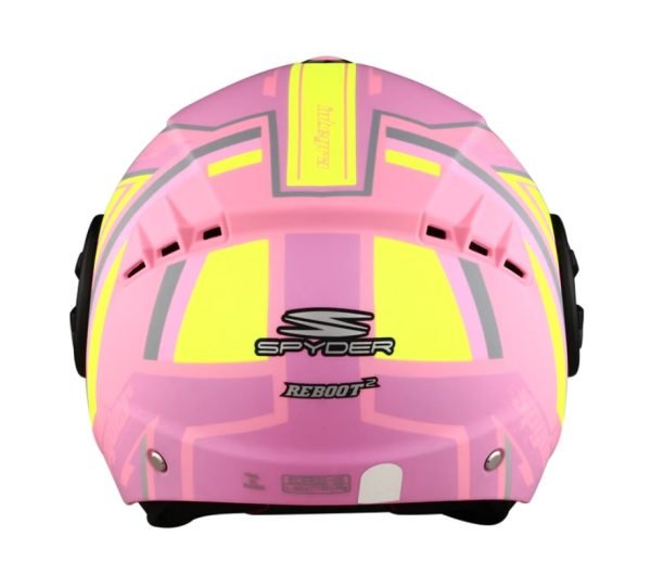 Spyder - Helmet open Reboot Integra Spyder pink /yel L
