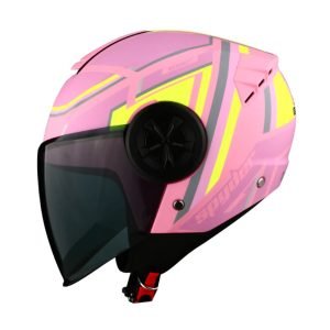 Spyder - Helmet open Reboot Integra Spyder pink /yel XL