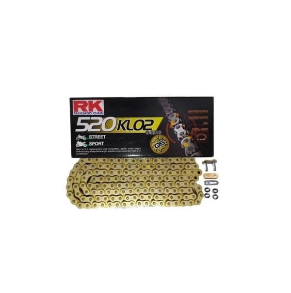 RK - Αλυσιδα RK 520X114 KLO o-ring χρυση