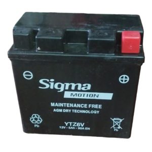 Sigma - Battery YTZ6V SIGMA (=ytx5l-bs ytz7s)
