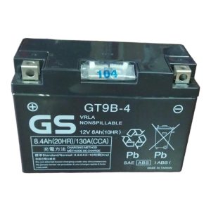 GS Batteries - Μπαταρια YT9B-BS/ΥΤ9Β-4 +- GS gel
