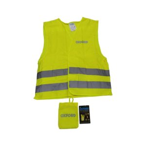 Oxford - Vest yellow with refactive lanes L/XL OXFORD