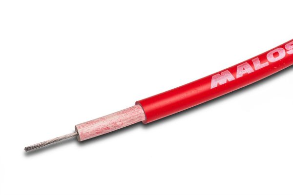 Malossi - Spark plug wire 7mmX50cm red Malossi
