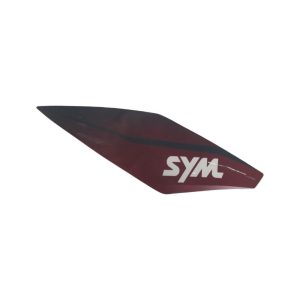 SYM original parts - Αυτοκολλητο Sym VF 125 γραβατας μαυρο κοκκινο δεξι γνησιο