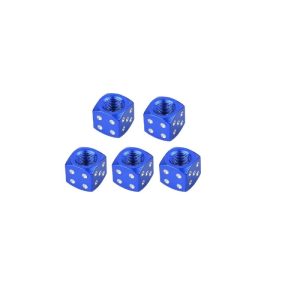 Others - Valve caps dice blue set