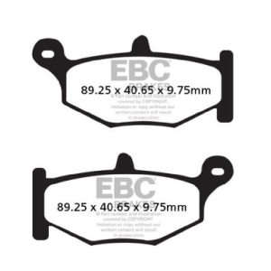 EBC - Brake pads FA419 EBC black