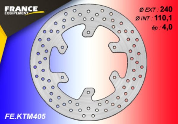 FE Disks - Δισκοπλακα FE.KTM405 FE ( France Equipement )