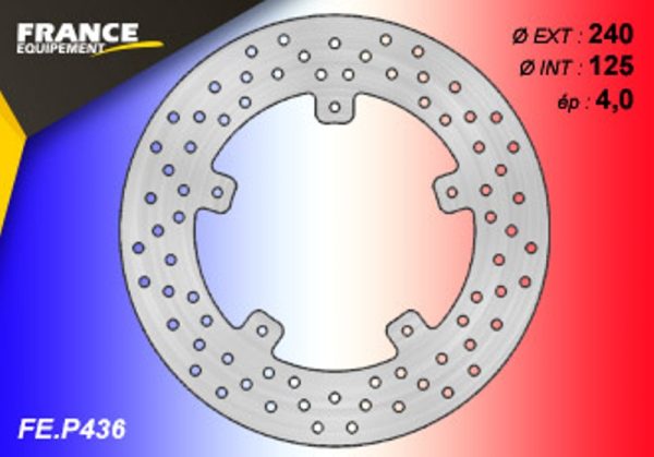 FE Disks - Disc plate FE.P436 FE ( France Equipement )